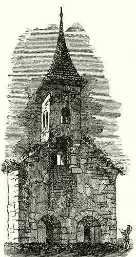145 Dej, desen vechi al turnului _ capela _Óvár_, care se gasea in fosta piata de alimente, distrus in 1